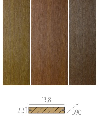 Composiet houten terrasplanken Ipe - onzichtbare bevestiging