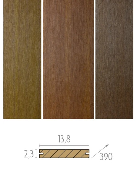 Composiet houten terrasplanken Ipe - onzichtbare bevestiging