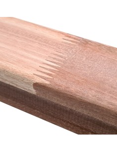 Chevrons en bangkirai abouté 2