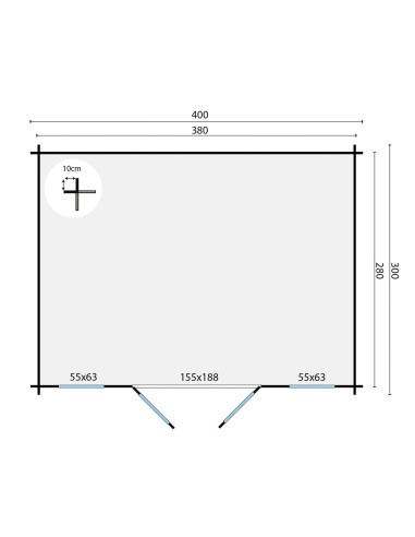 Abri de jardin Evere