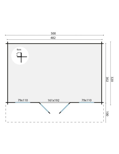 Abri de jardin Schaerbeek