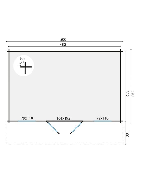 Abri de jardin Schaerbeek
