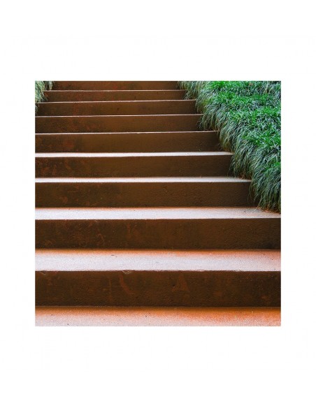 Escalier de jardin en acier Corten