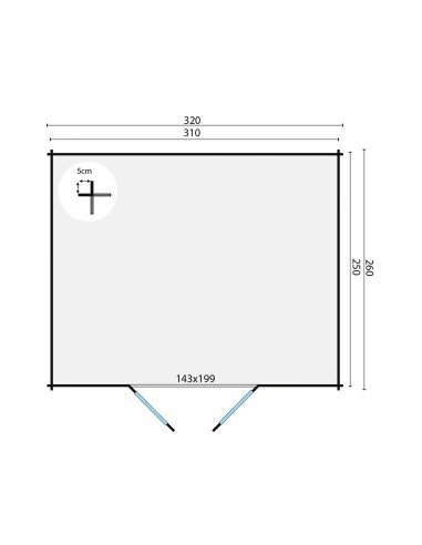 Abri de jardin Houthem