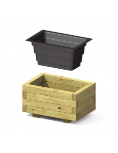 Bac à fleurs rectangulaire 2