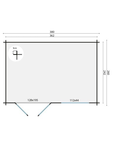 Abri de jardin Strombeek