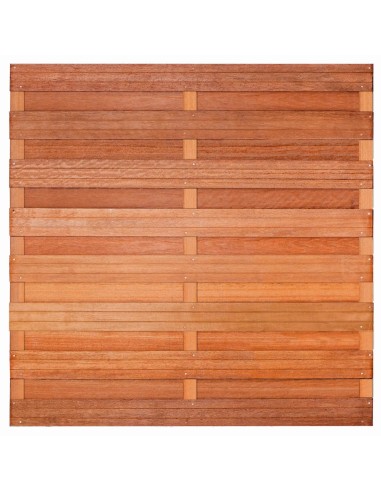 Tuinpaneel van exotisch hout