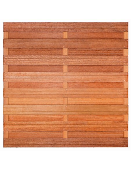 Tuinpaneel van exotisch hout