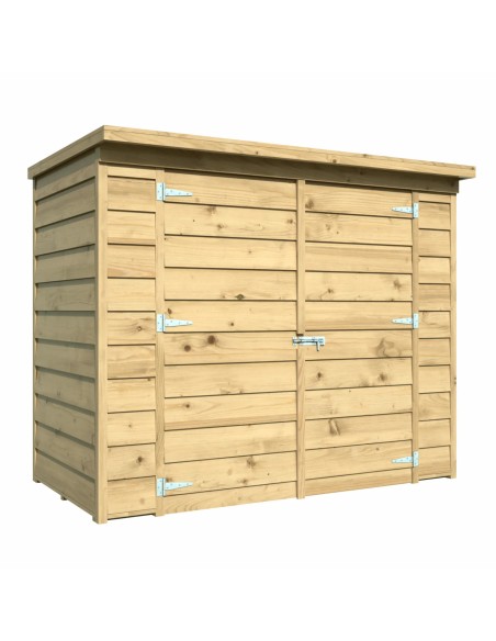 Tuinkast in geïmpregneerd sparrenhout