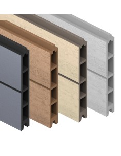 Planches pour palissade en bois composite