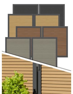 Portail en composite Neo Platinum