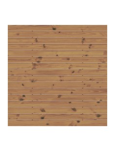 Thermisch verwarmde houten schutting - schuine latten 2