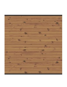 Palissade en bois thermo chauffé - Neo 2