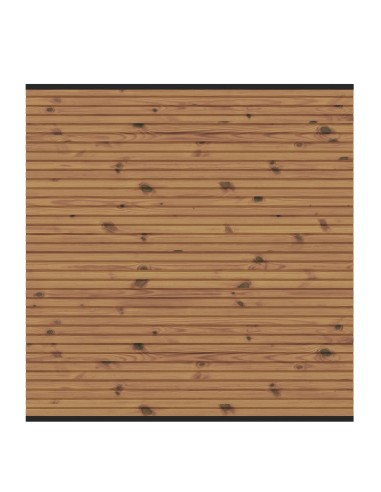 Palissade in thermisch verwarmd hout - Neo