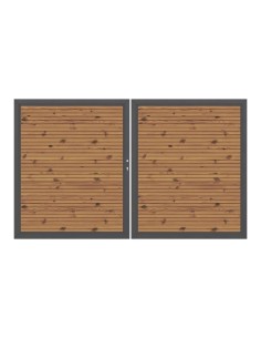 Hekpoort van thermisch behandeld hout - Neo