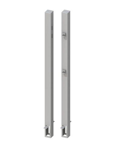 Stalen palen voor deur hekges - voor beton - 90-95 cm