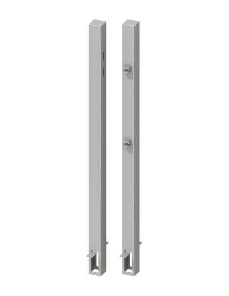 Stalen palen voor deur hekges - voor beton - 90-95 cm