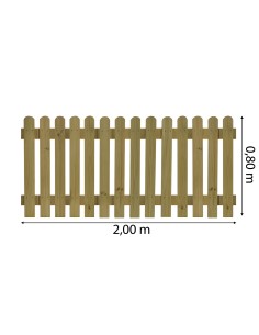 Clôture basse de jardin 2