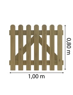 Portillon bas de jardin 2