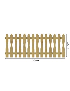 Petite barrière de jardin 2