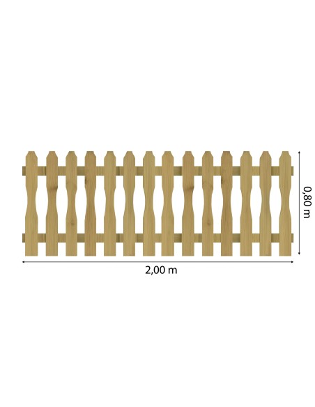 Kleine tuinafscheiding