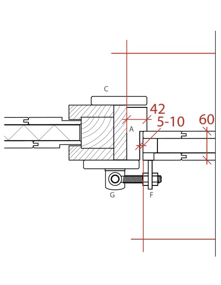 Porte anti-bruit acoustique