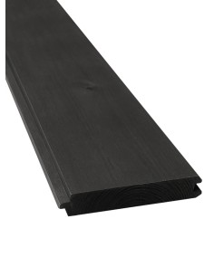 Zwarte planken voor schutting of afsluiting 2