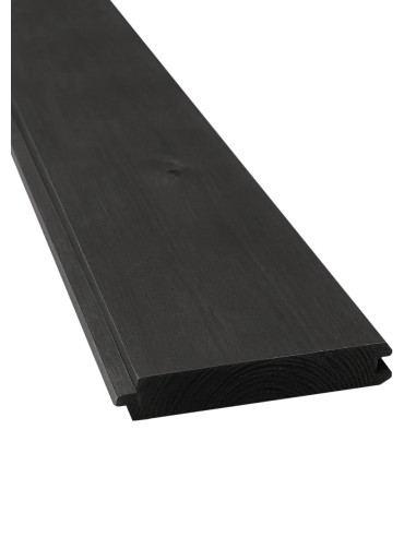 Zwarte planken voor schutting of afsluiting