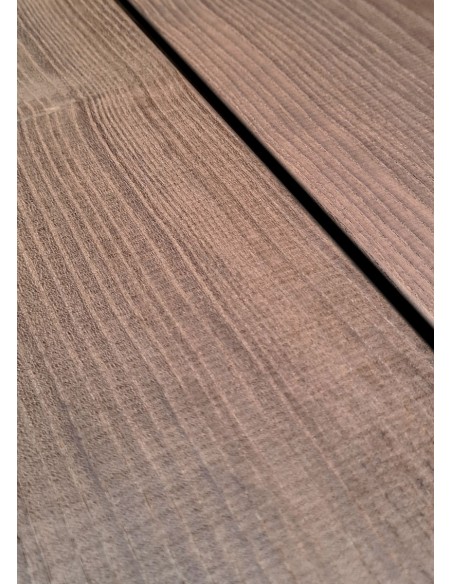 Planches de terrasse en Frêne thermo chauffé - à visser - lisses