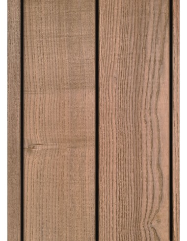 Planches de terrasse en Frêne thermo chauffé - à visser - lisses