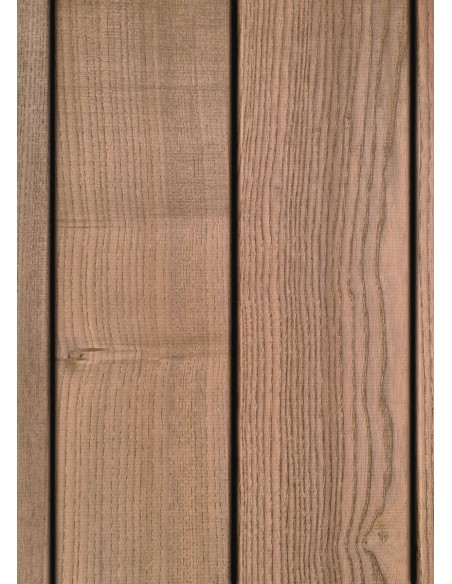 Planches de terrasse en Frêne thermo chauffé - à visser - lisses