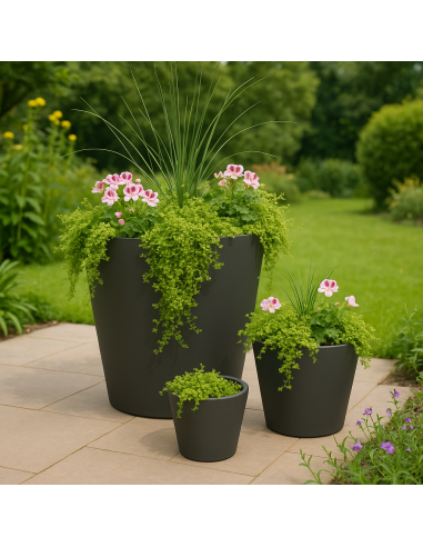 Kolom bloembakken - Glasvezel