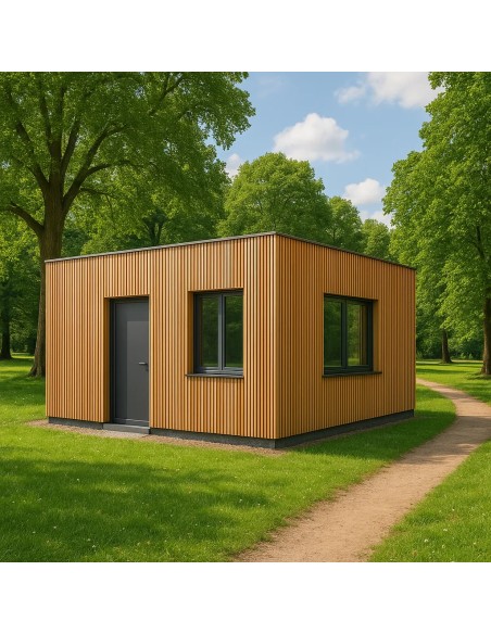 Bardage à claire-voie ou bardage ajouré