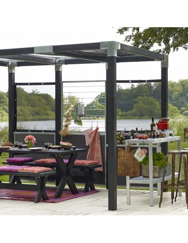 Hoekmodel voor vierkante palen