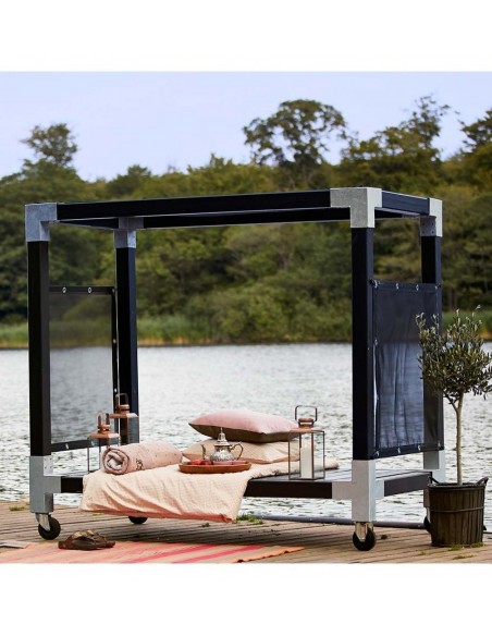 Raccord pour poteau carré