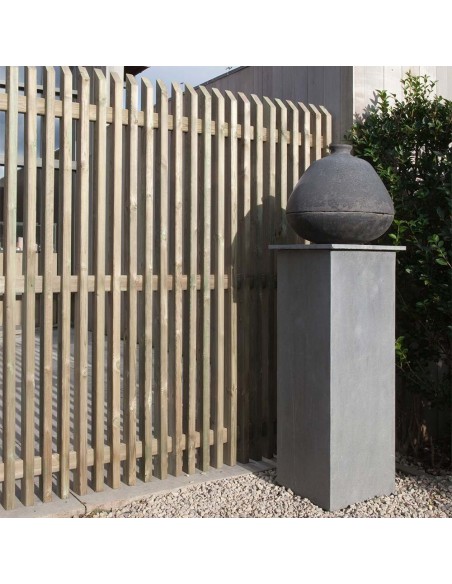 Schutting met vertikaal latte