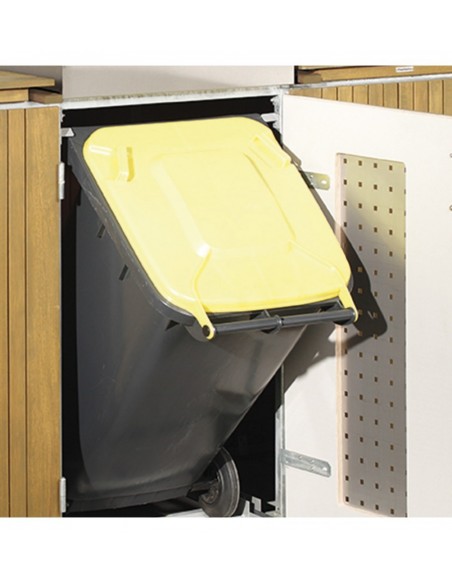 Cabane pour poubelles