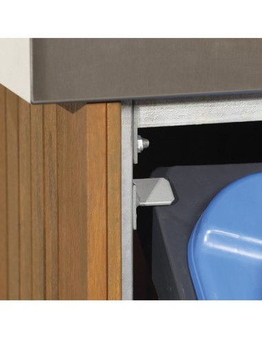 Cabane pour poubelles