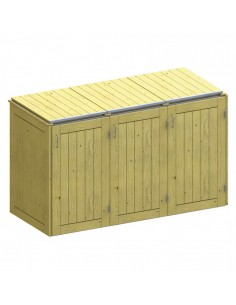 Cabane pour poubelles 2