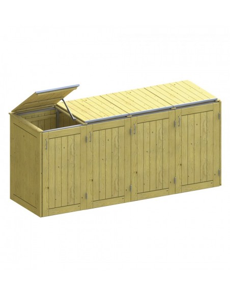 Abri cache poubelle