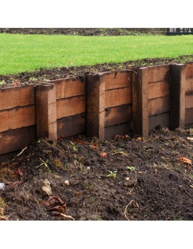 Piquets de soutien en Azobé