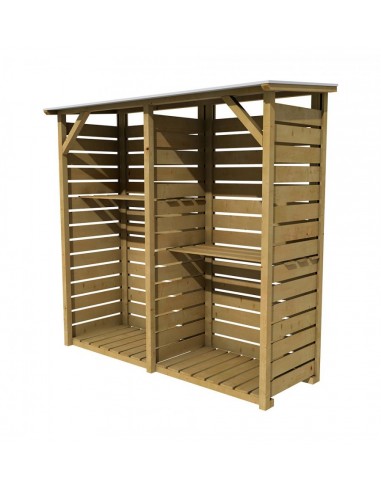 Abri bûches Carpinus