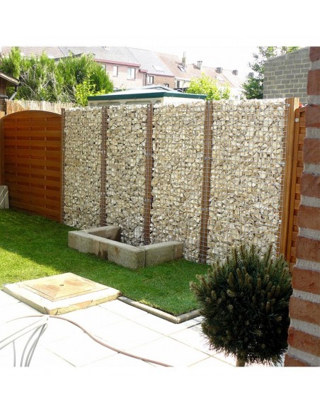 Palissade en gabions