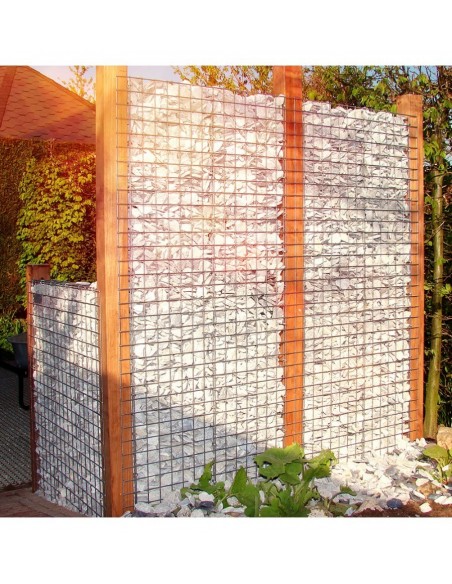 Palissade en gabions