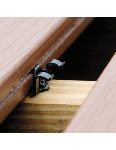 Cobra clips voor het bevestigen van een composiet terrasplank 24 mm