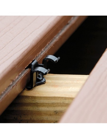 Cobra clips voor het bevestigen van een composiet terrasplank 24 mm