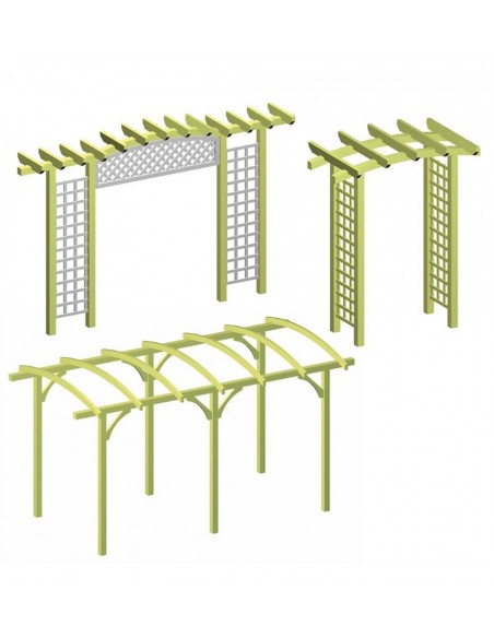 Cavalier cintré de pergola