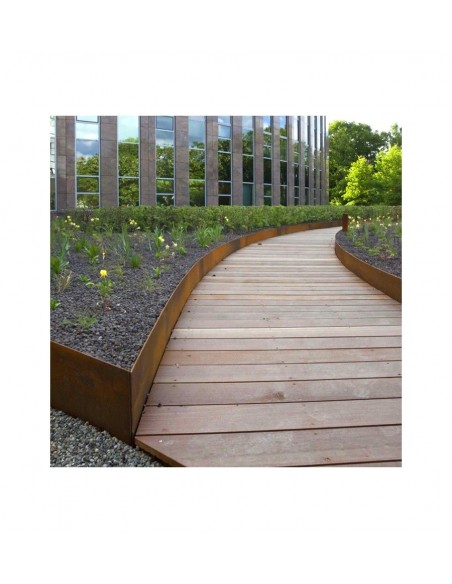Bordures en acier corten