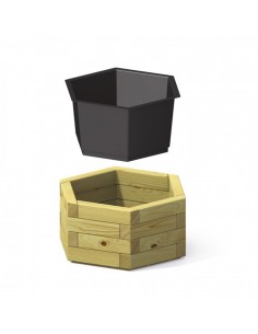 Bac de protection hexagonale 2