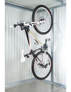 Support de vélo pour abri métallique